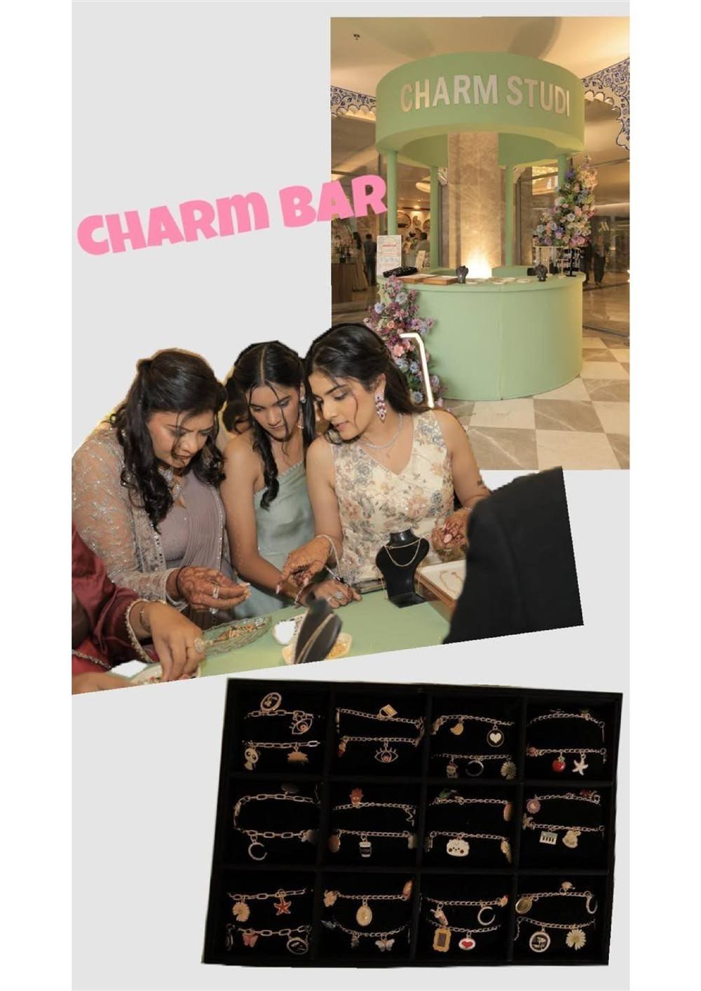 Charm Bar Jewelry Carnival Stall